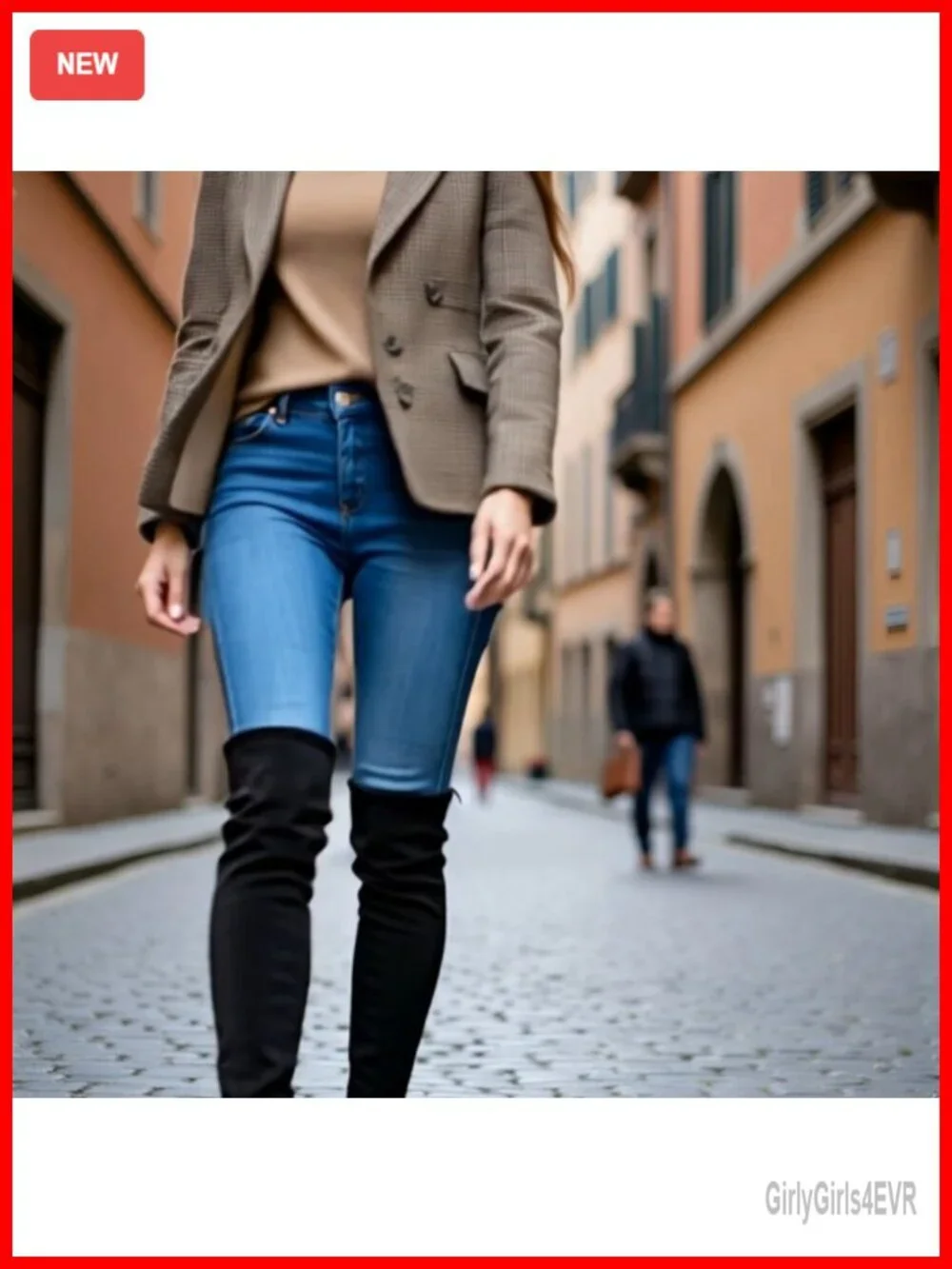 Over the Knee Suede Block Heel Winter Boots Pointed Toe Zip Closure Thigh High